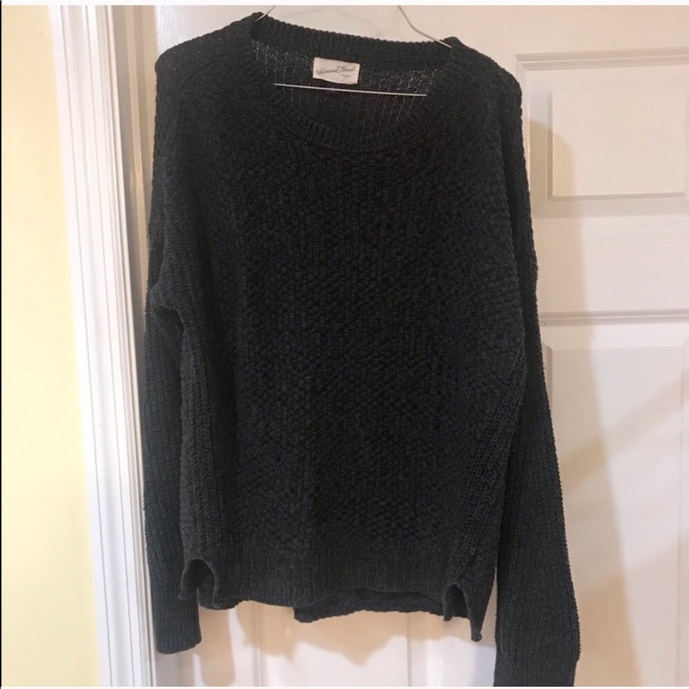 Oversized knit sweater